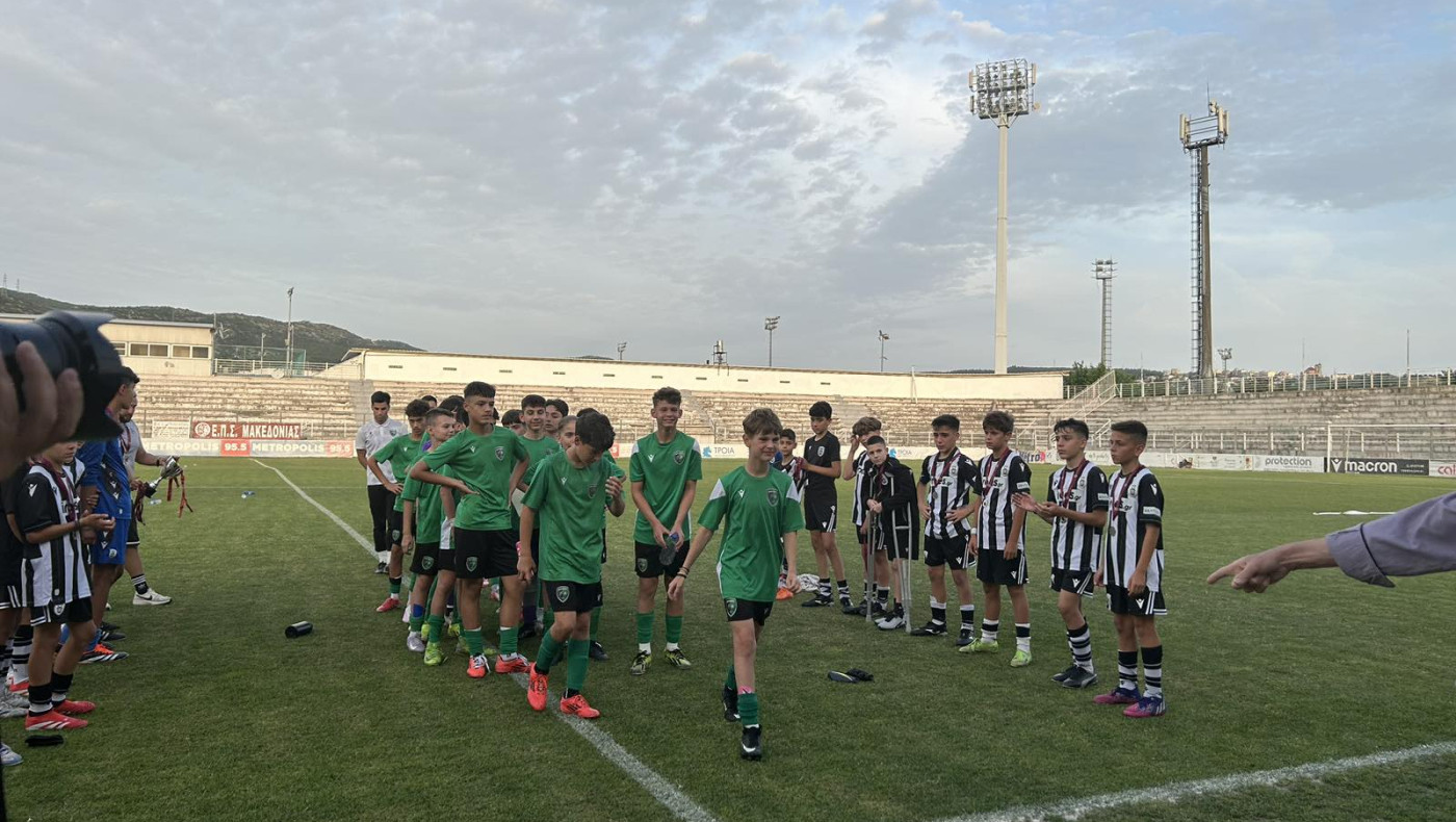 Πρωτιά για τον Μακεδονικό στην Κ13 της ΕΠΣΜ, επικράτησε του ΠΑΟΚ Κ12 – Φωτορεπορτάζ