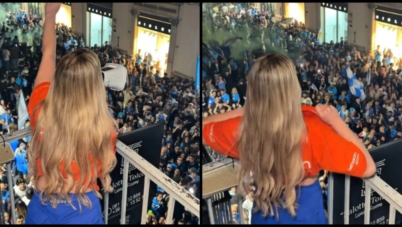 Οπαδός της Νάπολι έμεινε τόπλες για να γιορτάσει το πρωτάθλημα!