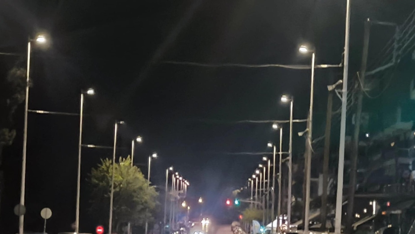 Θεσσαλονίκη: Νέος φωτισμός στην παραλιακή οδό της Καλαμαριάς