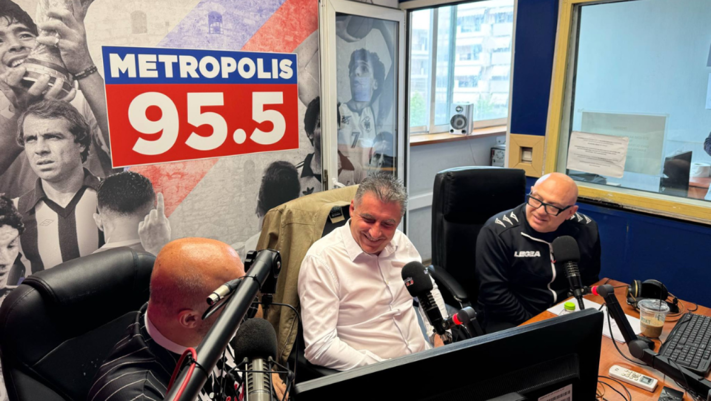 Ο Ζαγοράκης επιστρέφει στην Τούμπα-Όλες οι αποκαλύψεις στον αέρα του Metropolis 95.5