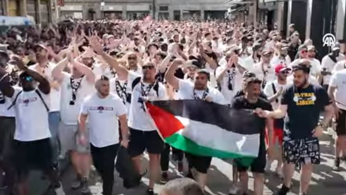 Παρί Σεν Ζερμέν-Ίντερ: Σημαίες Παλαιστίνης και συνθήματα στήριξης από τους Γάλλους