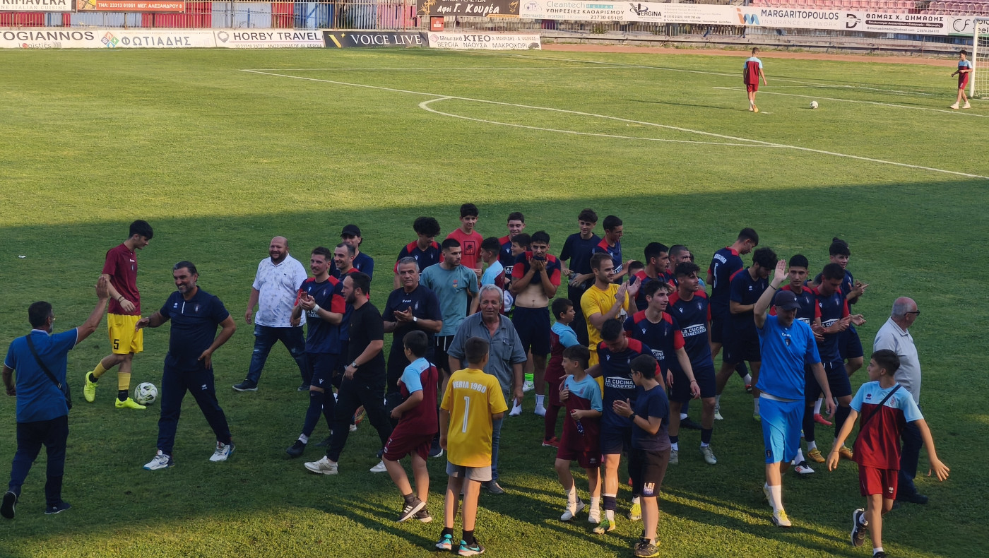 Η άνοδος της Βέροιας σηματοδοτεί την αναγέννηση του ιστορικού συλλόγου