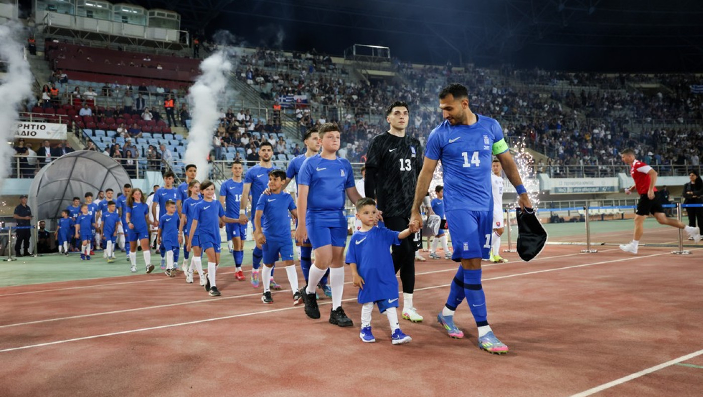 Παρακάμερα Ελλάδα-Σλοβακία: «Ευχαριστούμε τους 20.000 συμπαίκτες»
