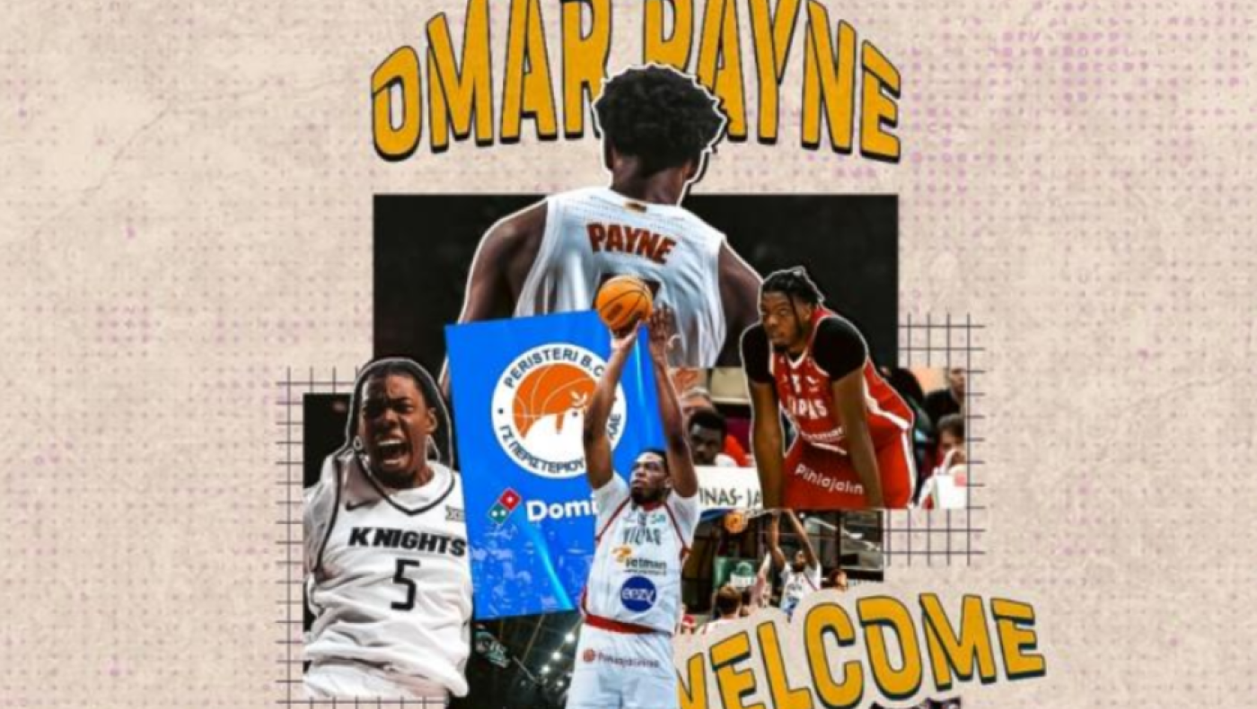 Το Περιστέρι ανακοίνωσε τον Ομάρ Πέιν