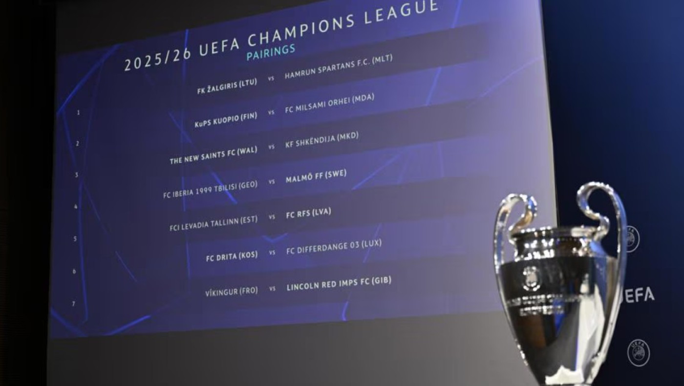 Champions League: Ποια είναι τα ζευγάρια του Β' προκριματικού γύρου