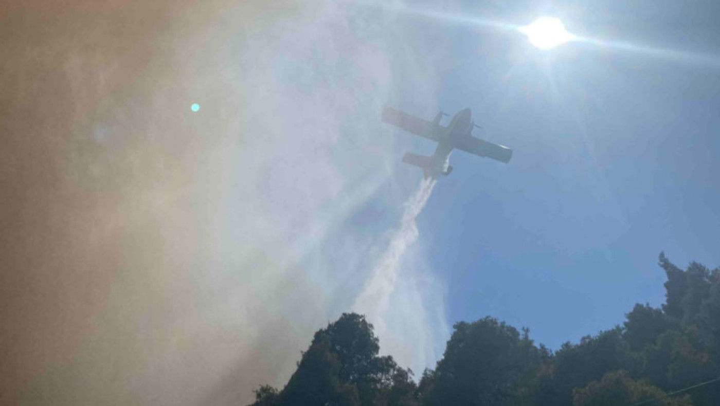Θεσσαλονίκη: Συναγερμός για φωτιά στο Κάτω Σχολάρι-Εναέρια μέσα και... 112