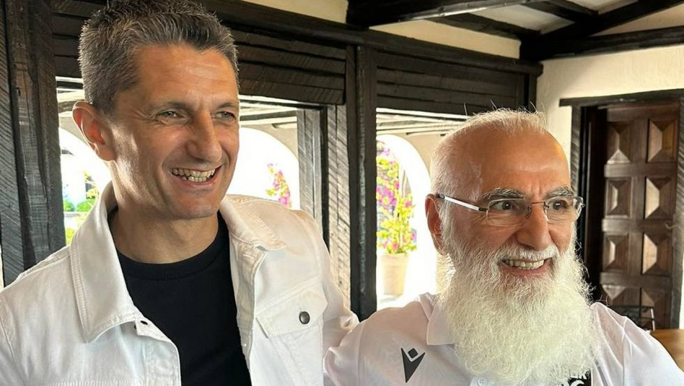 Στο Μακεδονία Παλλάς ο Σαββίδης με τους παίκτες και τον Λουτσέσκου