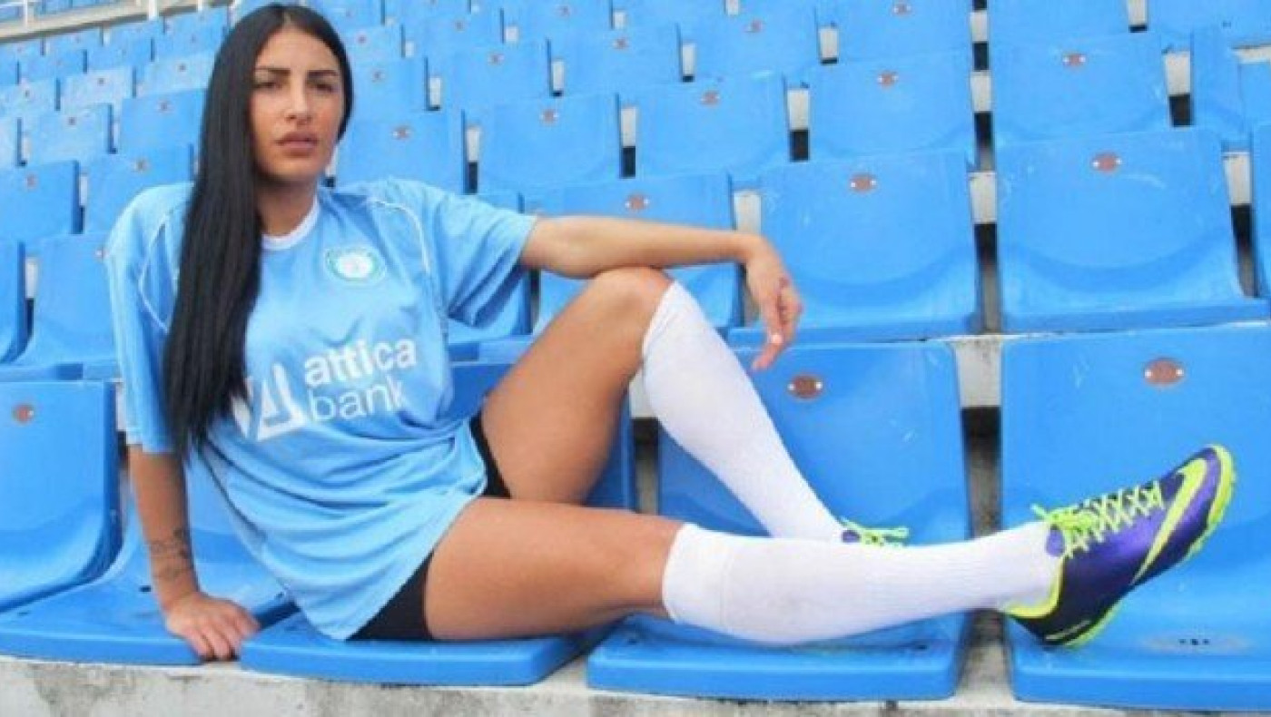 Η «καυτή» οπαδός     του   Ηρακλή…στην Τούμπα (pics)