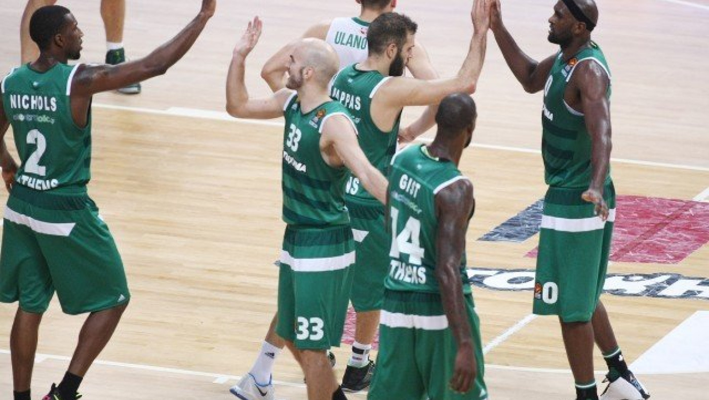 Δύσκολη νίκη για τον Παναθηναϊκό με μπροστάρη τον Παππά