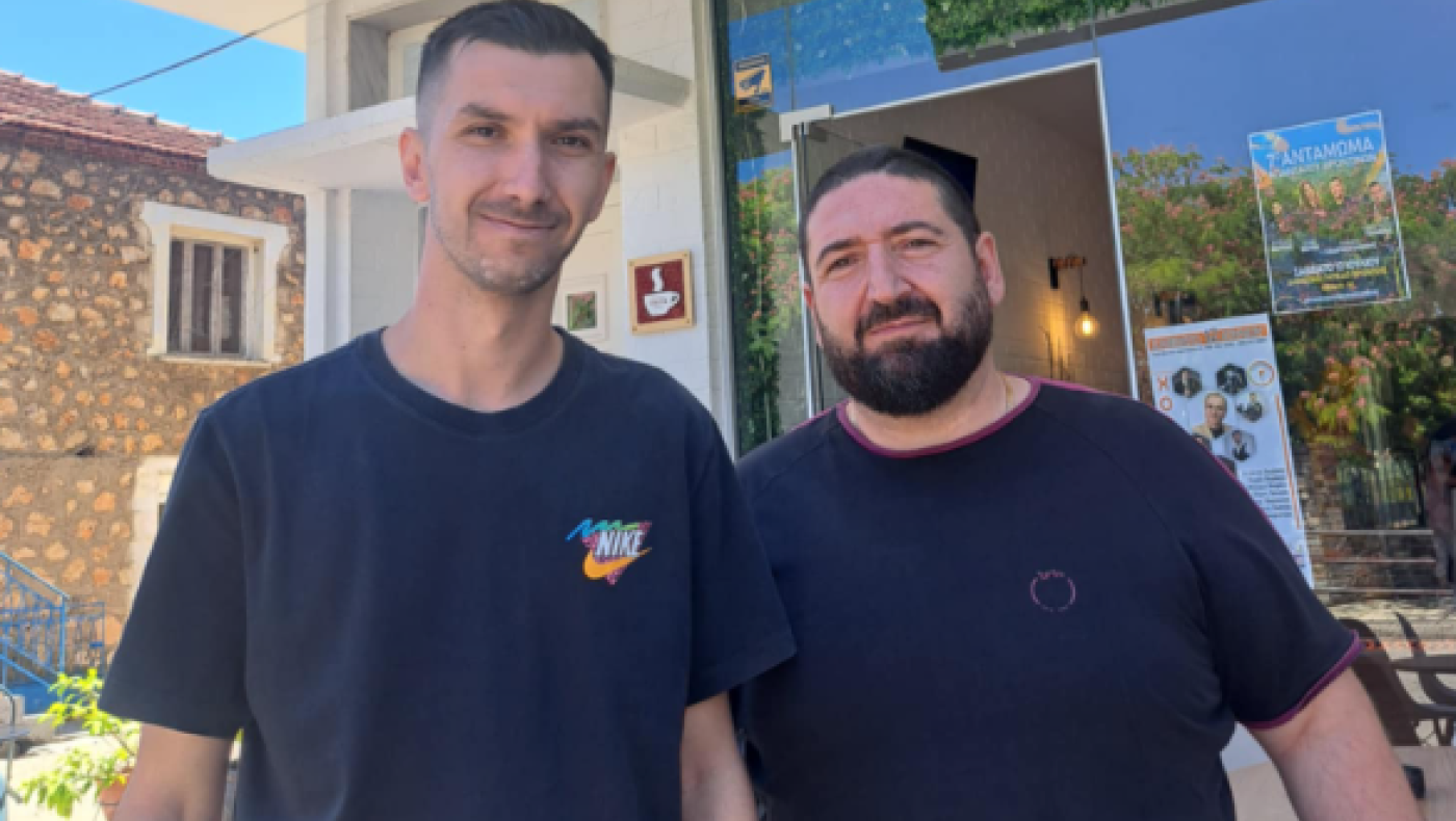 Ο Νίκος Κυπαρίσσης στον Ερμή Εξοχής