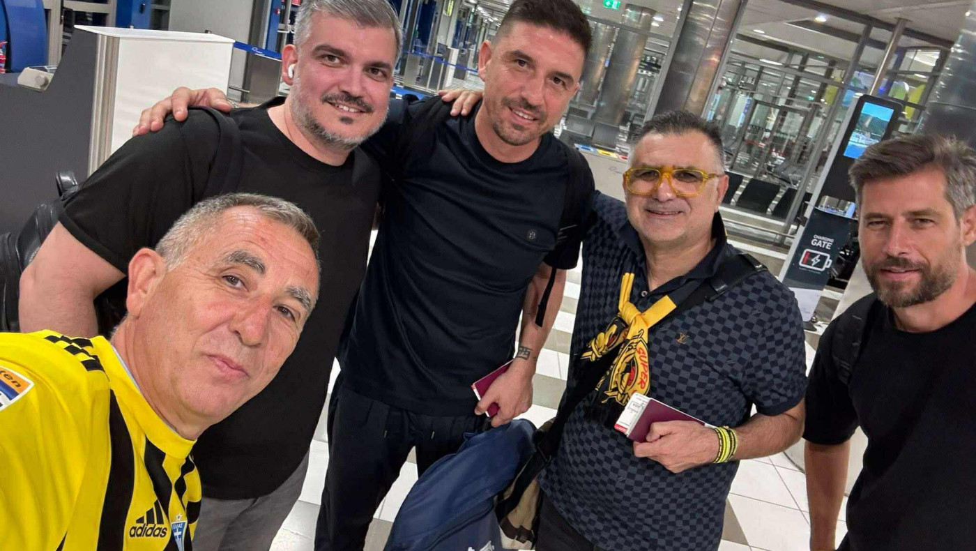 «Κιτρινίζει» (και) το Μπακού, φίλαθλοι του Αρη, μαζί με τον Ρέγες, στο Αζερμπαϊτζάν