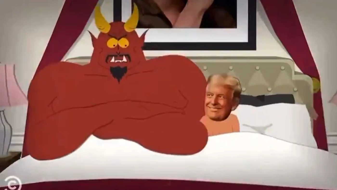Οργή στον Λευκό Οίκο με το South Park: Έδειξε τον Ντόναλντ Τραμπ γυμνό στο κρεβάτι με τον Σατανά