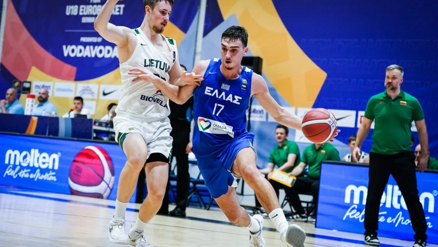 EuroBasket U18: Έπεσε μαχόμενη η Ελλάδα, ήττα από τη Λιθουανία