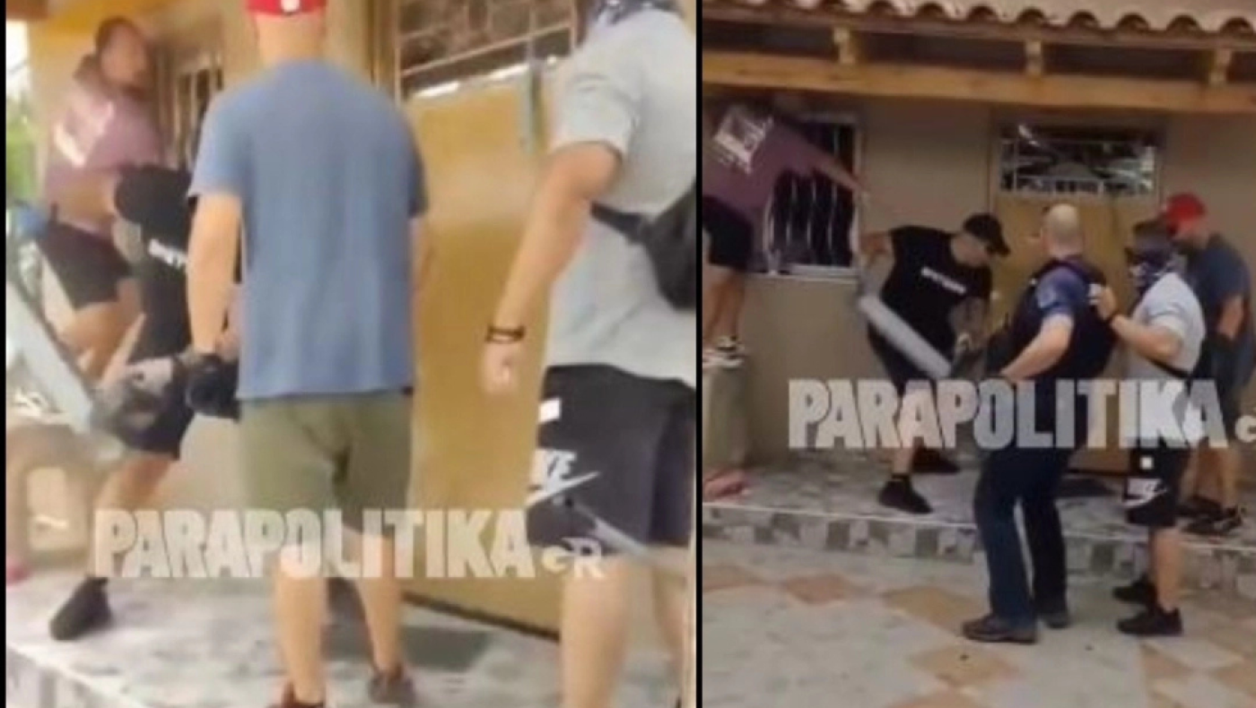 Βίντεο ντοκουμέντο: «Ντου» της ΟΠΚΕ σε σπίτι Ρομά για ναρκωτικά-Προπηλακίστηκαν αστυνομικοί