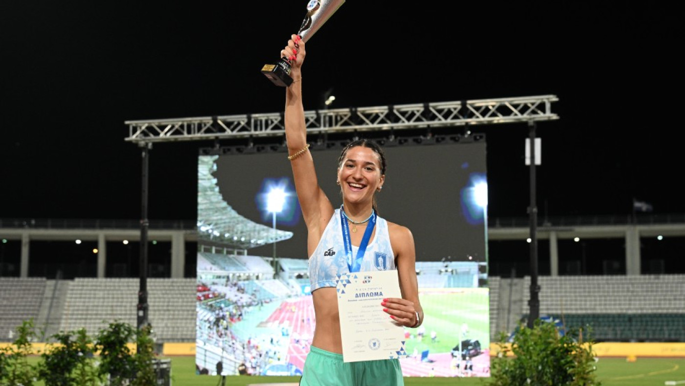 Βασιλική Καλλιμογιάννη: Η ήρεμη δύναμη των στιπλ που έκανε τάκλιν και πέτυχε πανελλήνιο ρεκόρ Κ23