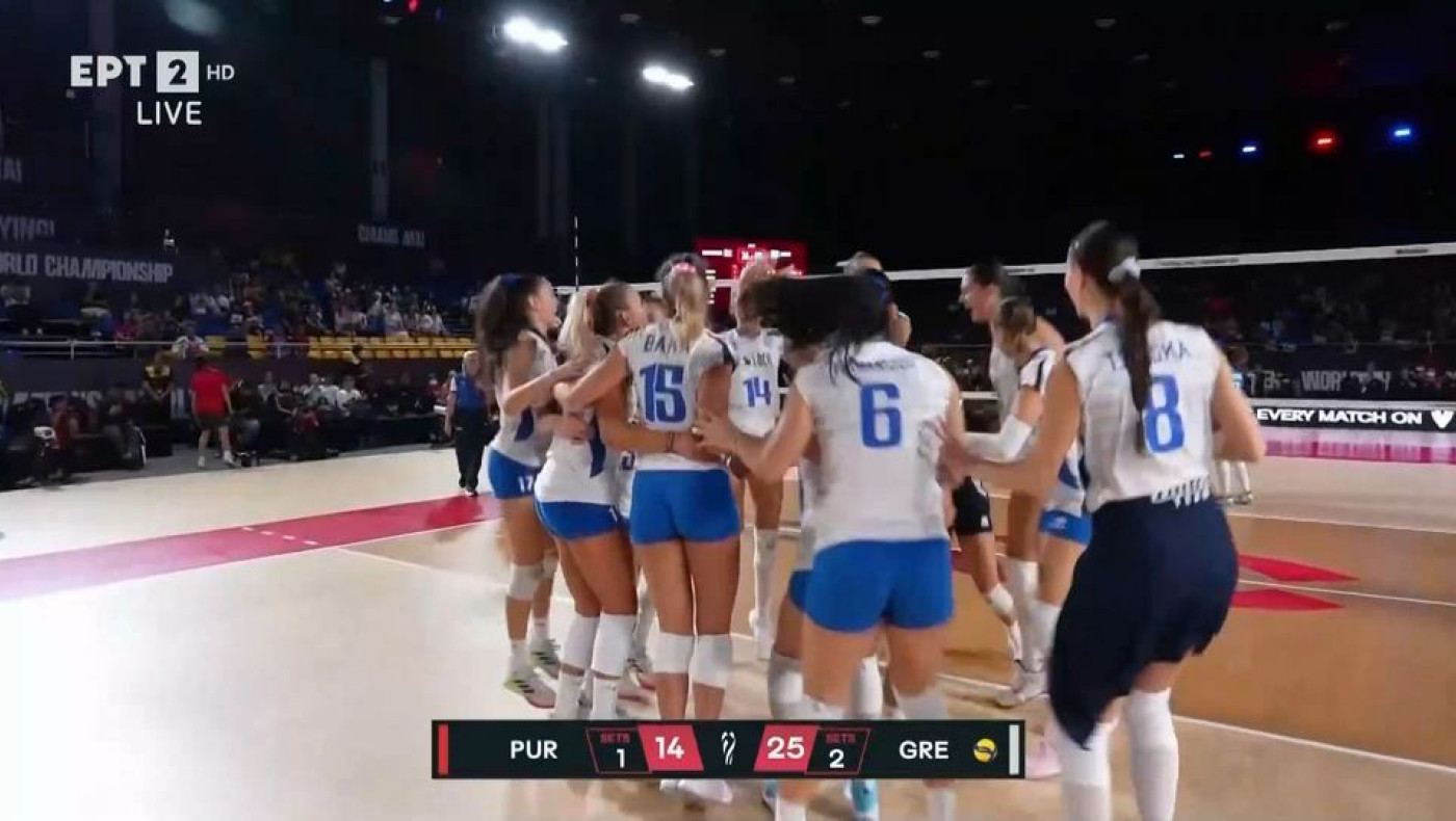 Εθνική Γυναικών Βόλεϊ: Κέρδισε το Πουέρτο Ρίκο και ελπίζει σε πρόκριση