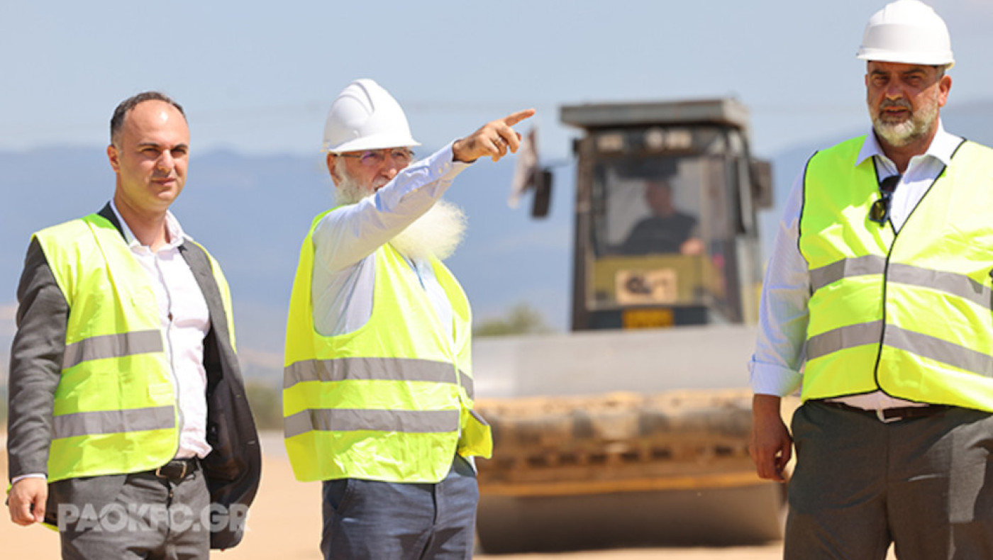 ΠΑΟΚ: Ο Ιβάν Σαββίδης επισκέφθηκε το χώρο που θα γίνει το αθλητικό κέντρο στη Θέρμη