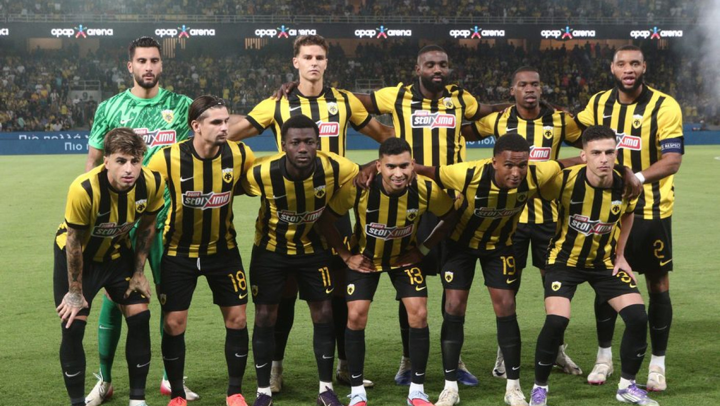 ΑΕΚ-Αστέρας Τρίπολης: Οι αρχικές ενδεκάδες στην OPAP Arena