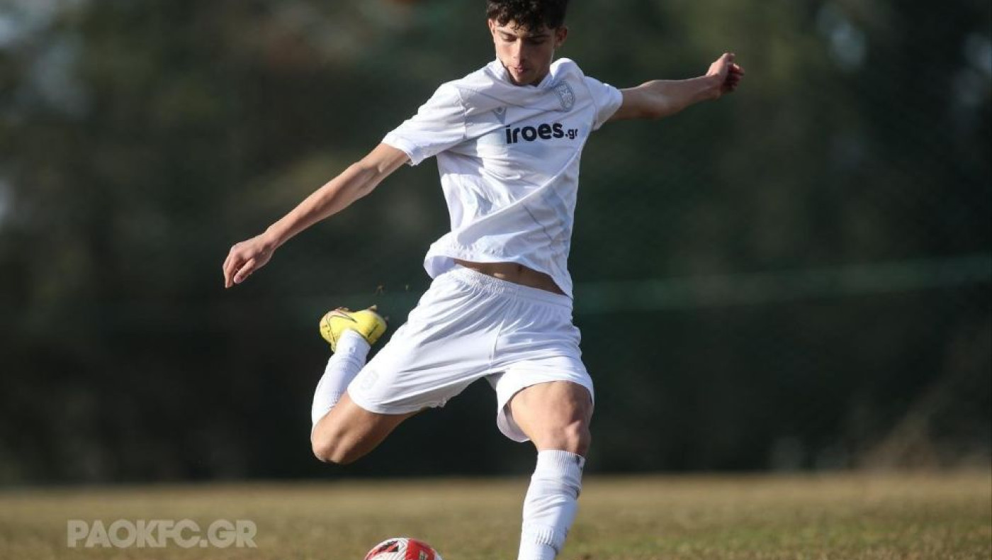Από την Κ19 του ΠΑΟΚ στην Τορίνο ο Τραϊανός Μόκρης