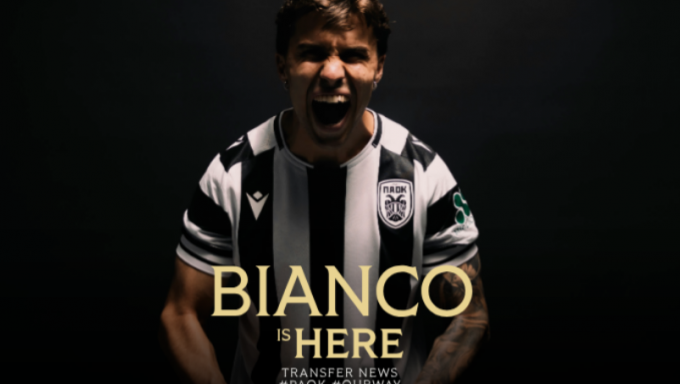 ΠΑΟΚ: Ο Αλεσάντρο Μπιάνκο ντύθηκε στα ασπρόμαυρα