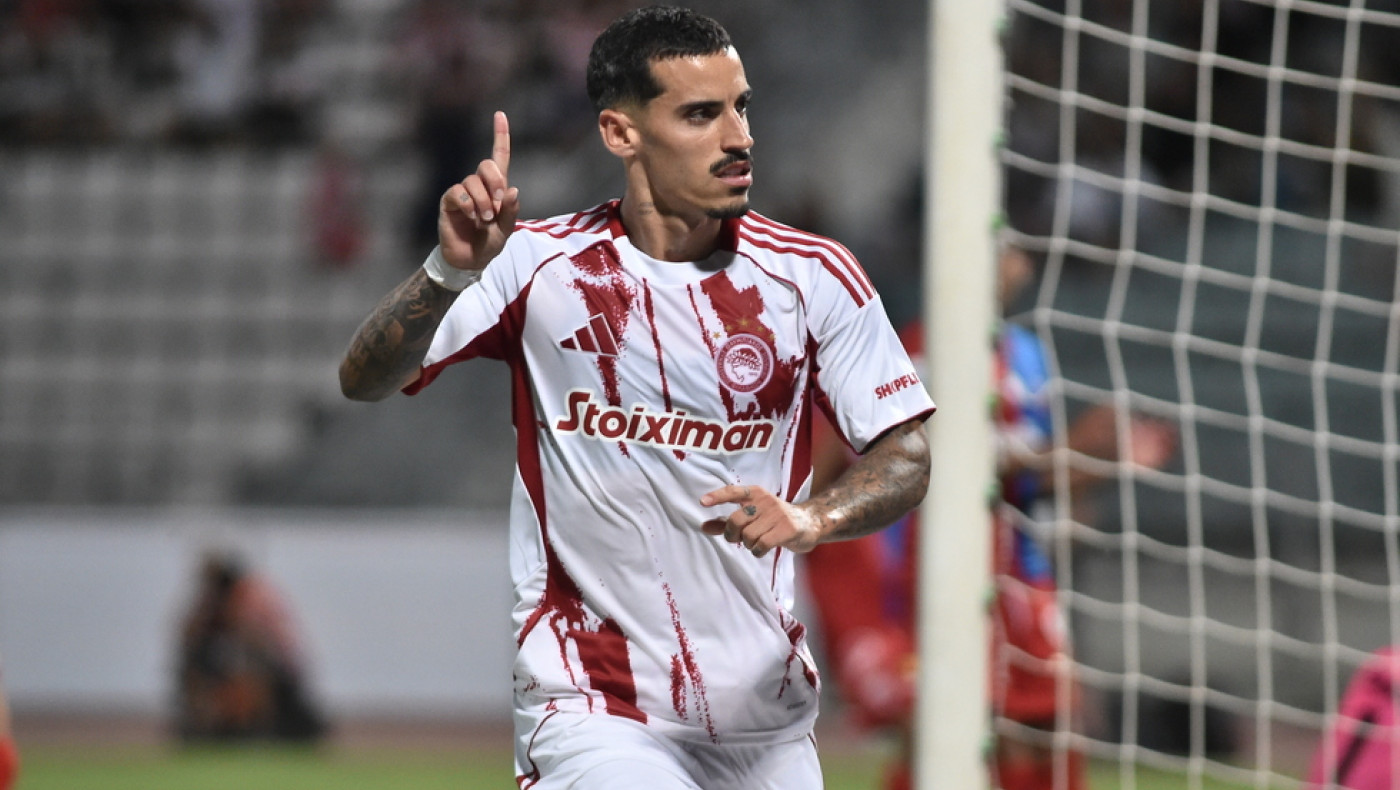 Βόλος-Ολυμπιακός: Ο Τσικίνιο με εντυπωσιακό τακουνάκι δίνει το προβάδισμα στους «ερυθρόλευκους»