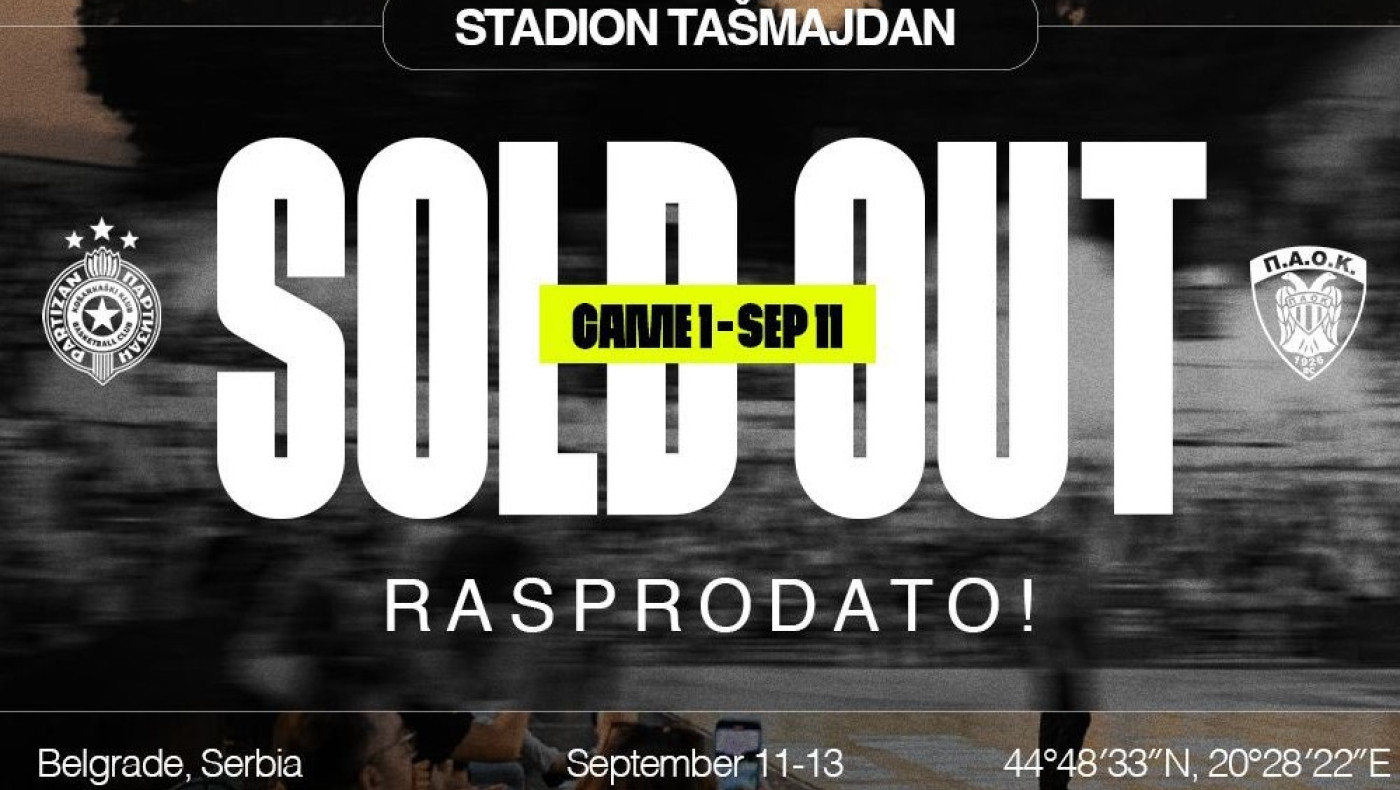 Παρτιζάν-ΠΑΟΚ: Πανικός για ένα εισιτήριο και... Sold Out το φιλικό