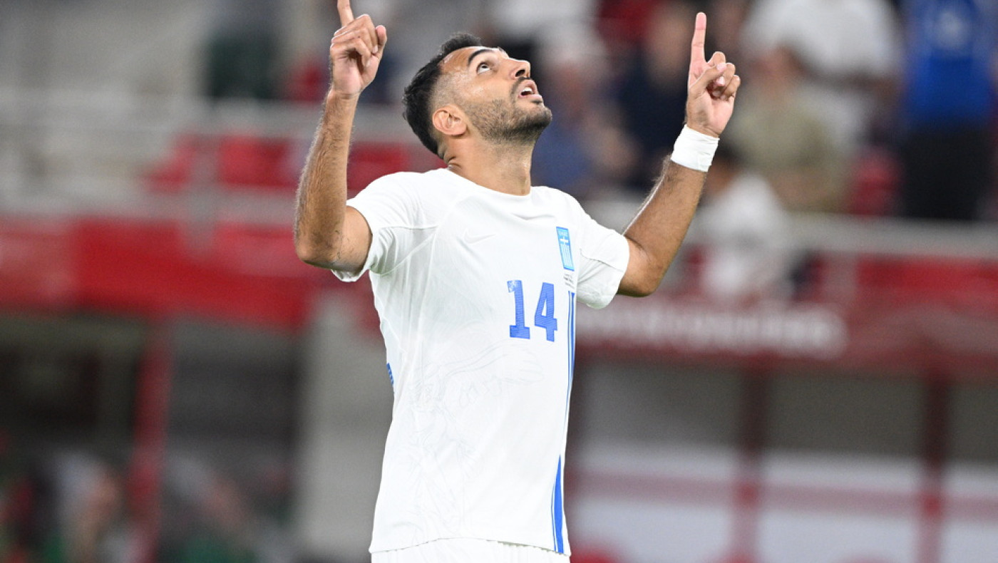 Ελλάδα-Λευκορωσία: Ο Παυλίδης με κεφαλιά το 2-0, ο «Μπάκα» με «κεραυνό» το 3-0