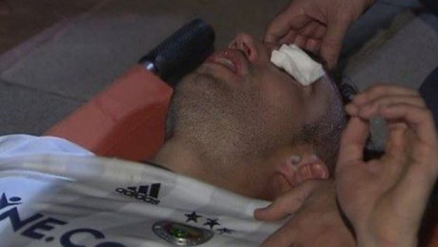 Τραυματισμός-σοκ  του                  Φαν Πέρσι (vid)