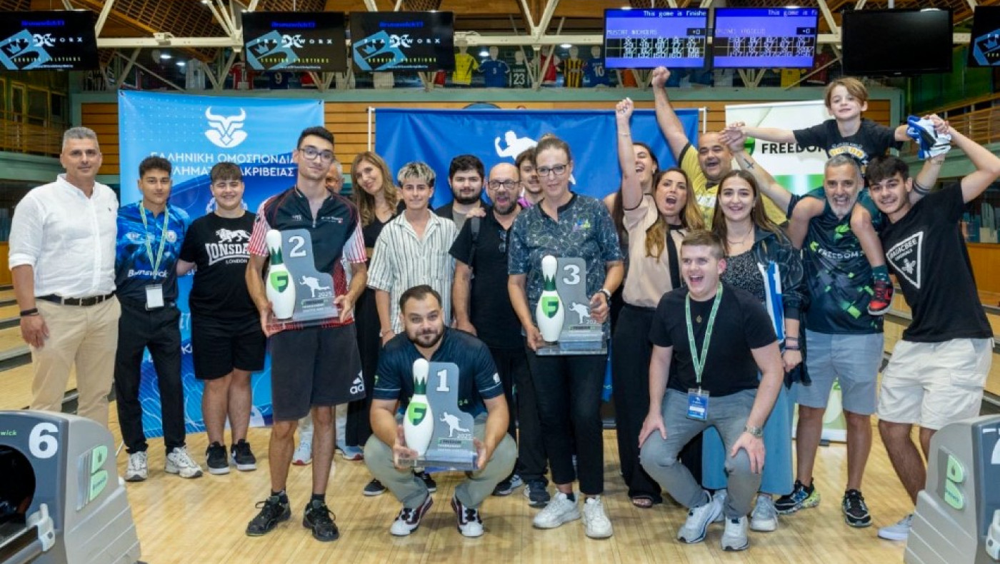 Θεσσαλονίκη: Λάμψη και θέαμα στο διεθνές τουρνουά μπόουλινγκ - Μεγάλος νικητής ο Κριζίνης