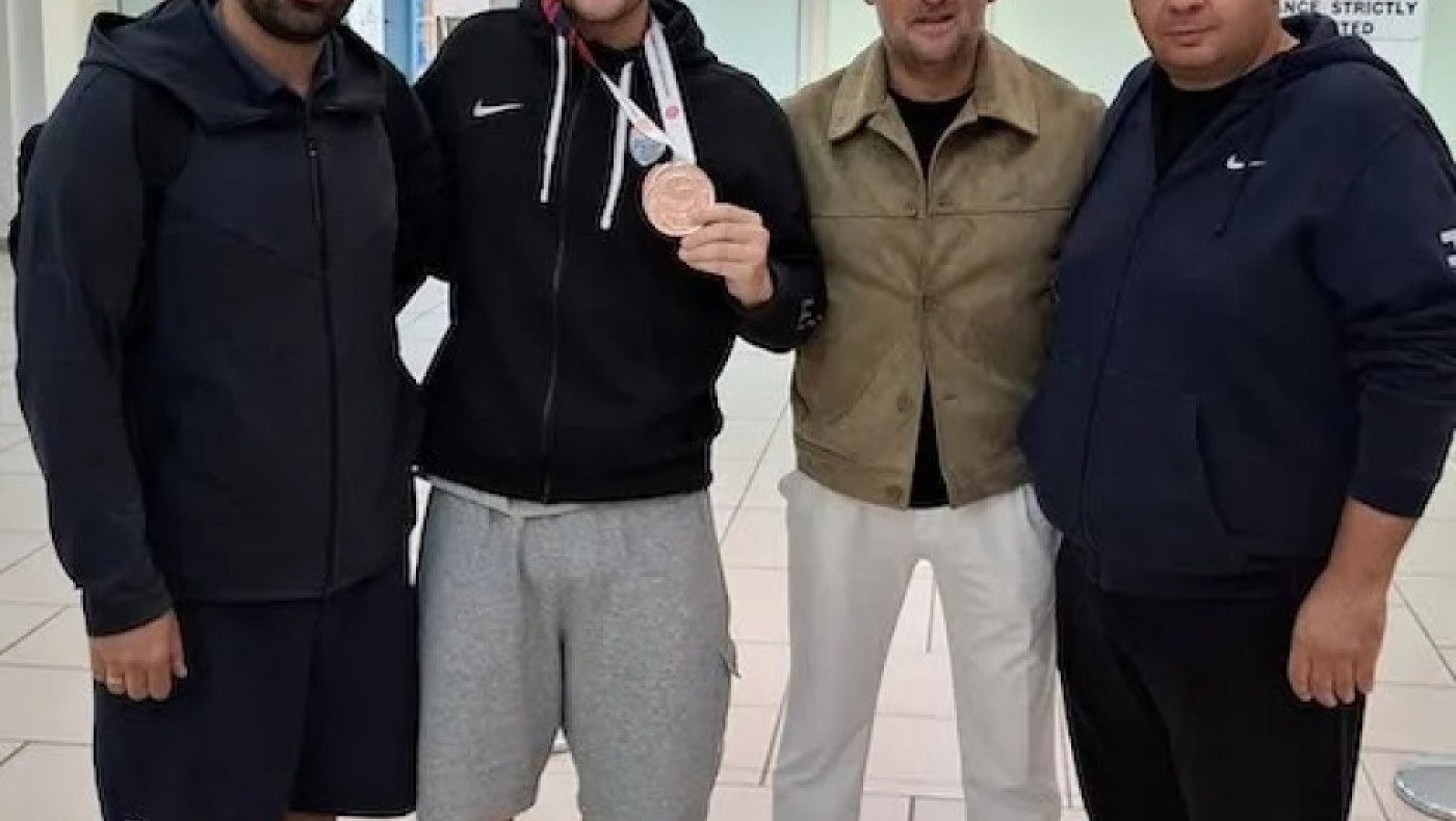 Δημοσθένης Μιχαλεντζάκης: Eπέστρεψε με το χάλκινο μετάλλιο