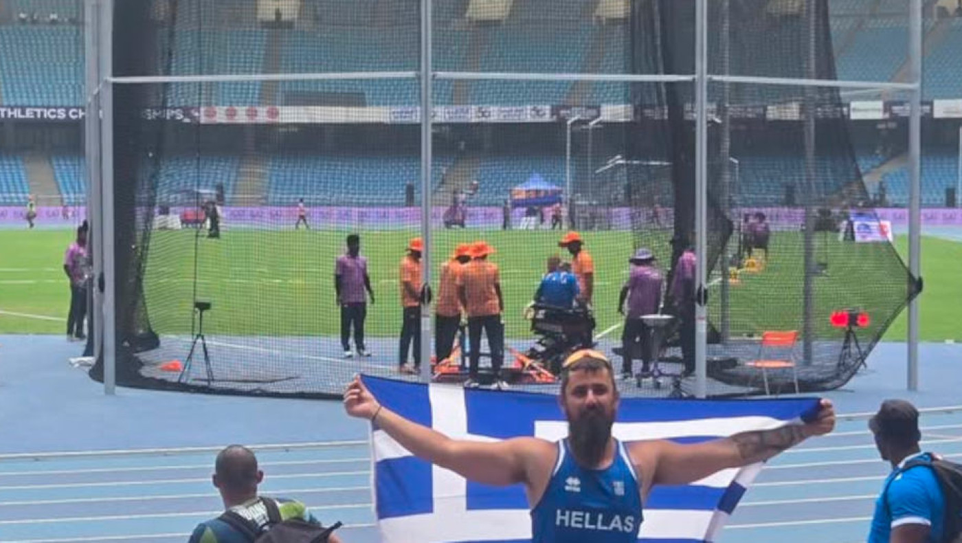 Η αφιέρωση του Κώστα Τζούνη μετά το μετάλλιο