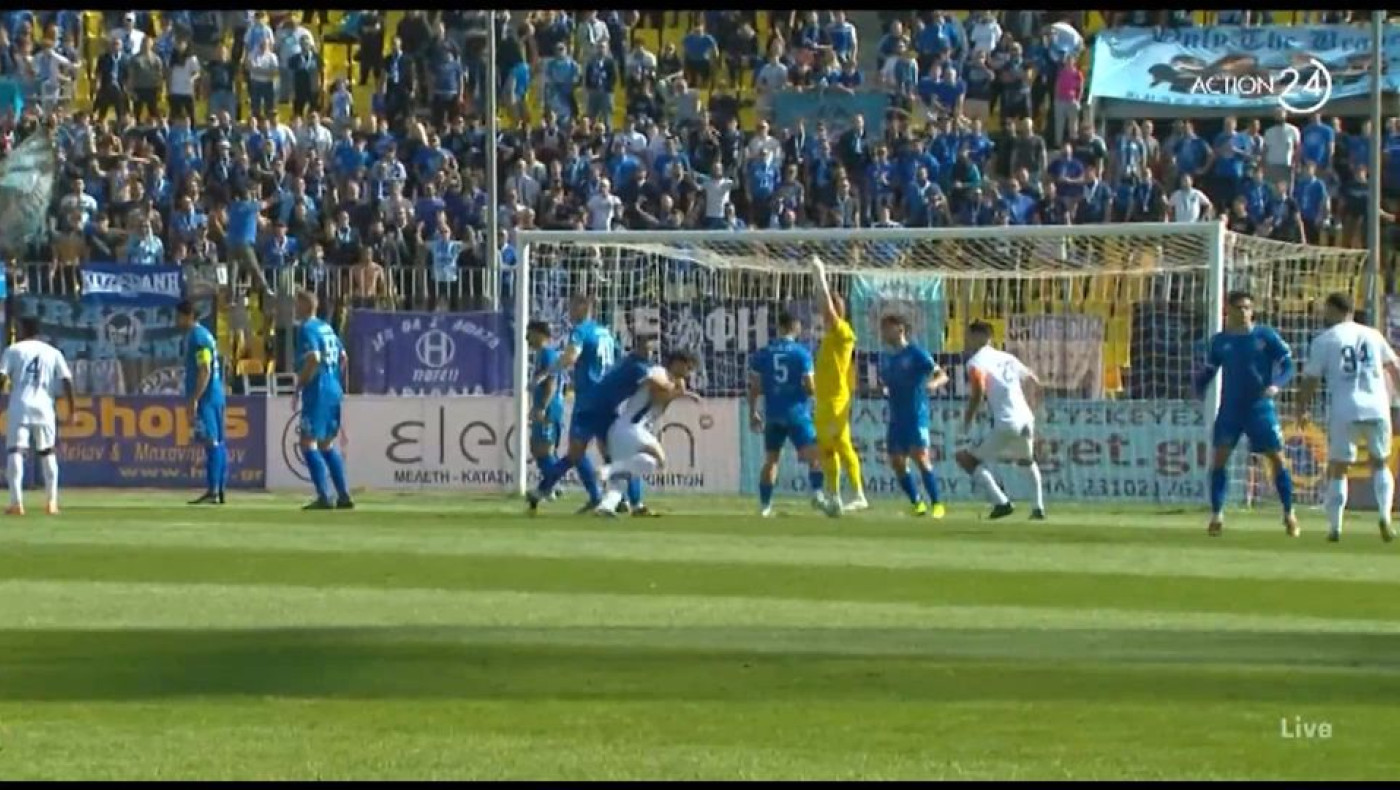 Ηρακλής: Το πέναλτι που ζήτησε στο παιχνίδι με τη Νίκη Βόλου