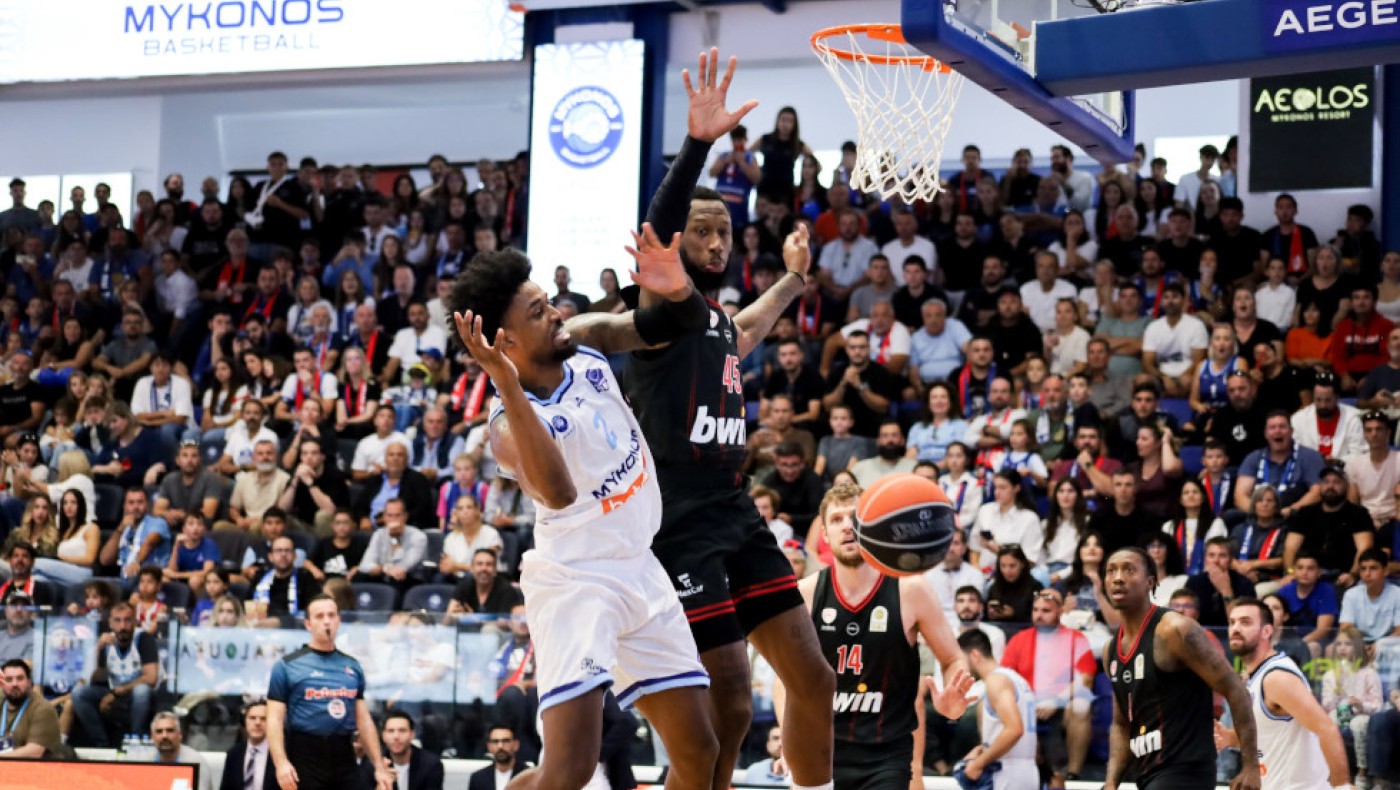 Περίπατος Ολυμπιακού κόντρα στη Μύκονο, με 56 πόντους στο δεύτερο μέρος