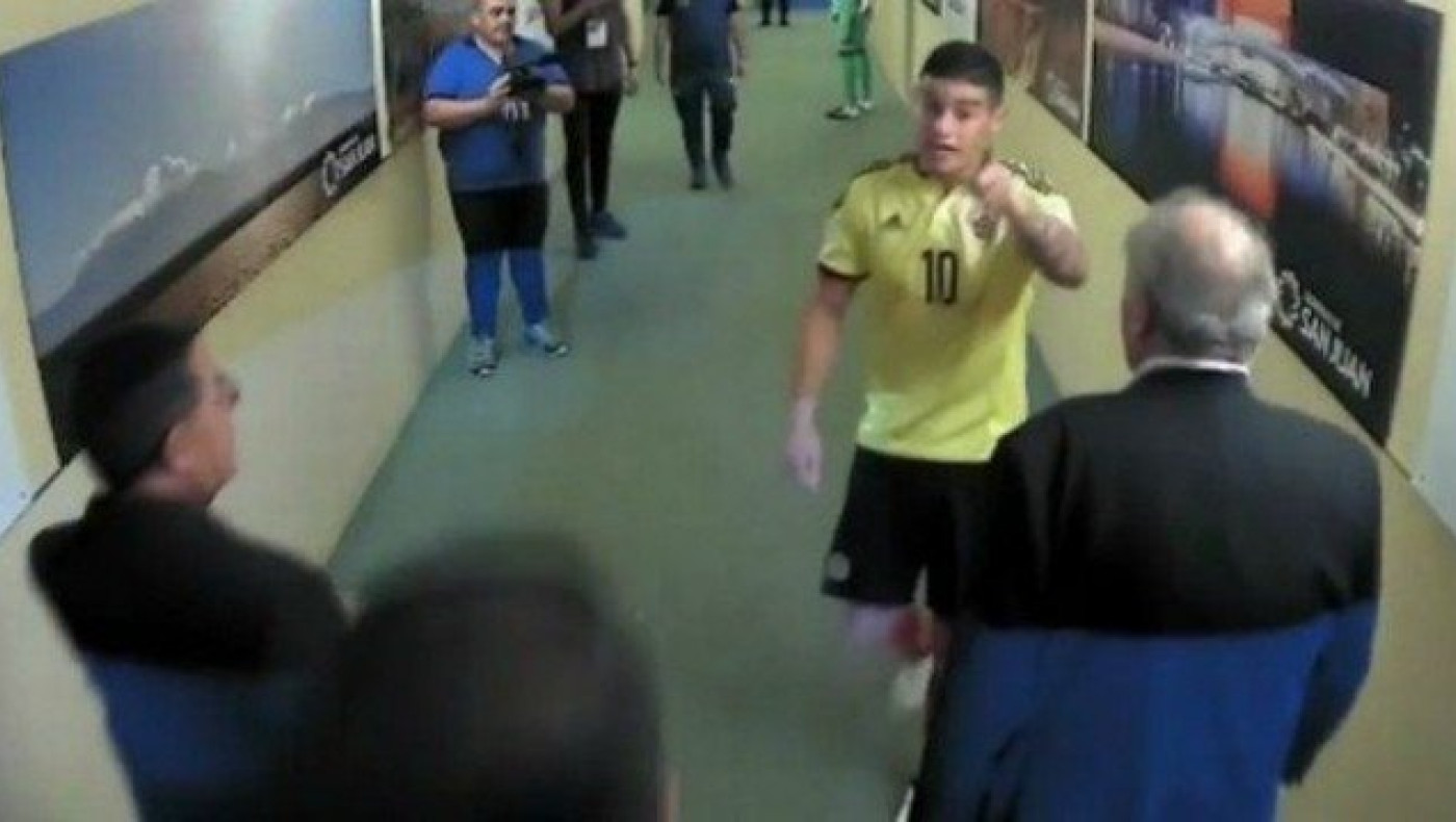 «Ξύλο» από Χάμες, στον  διαιτητή του Αργεντινή-Κολομβία (vid)