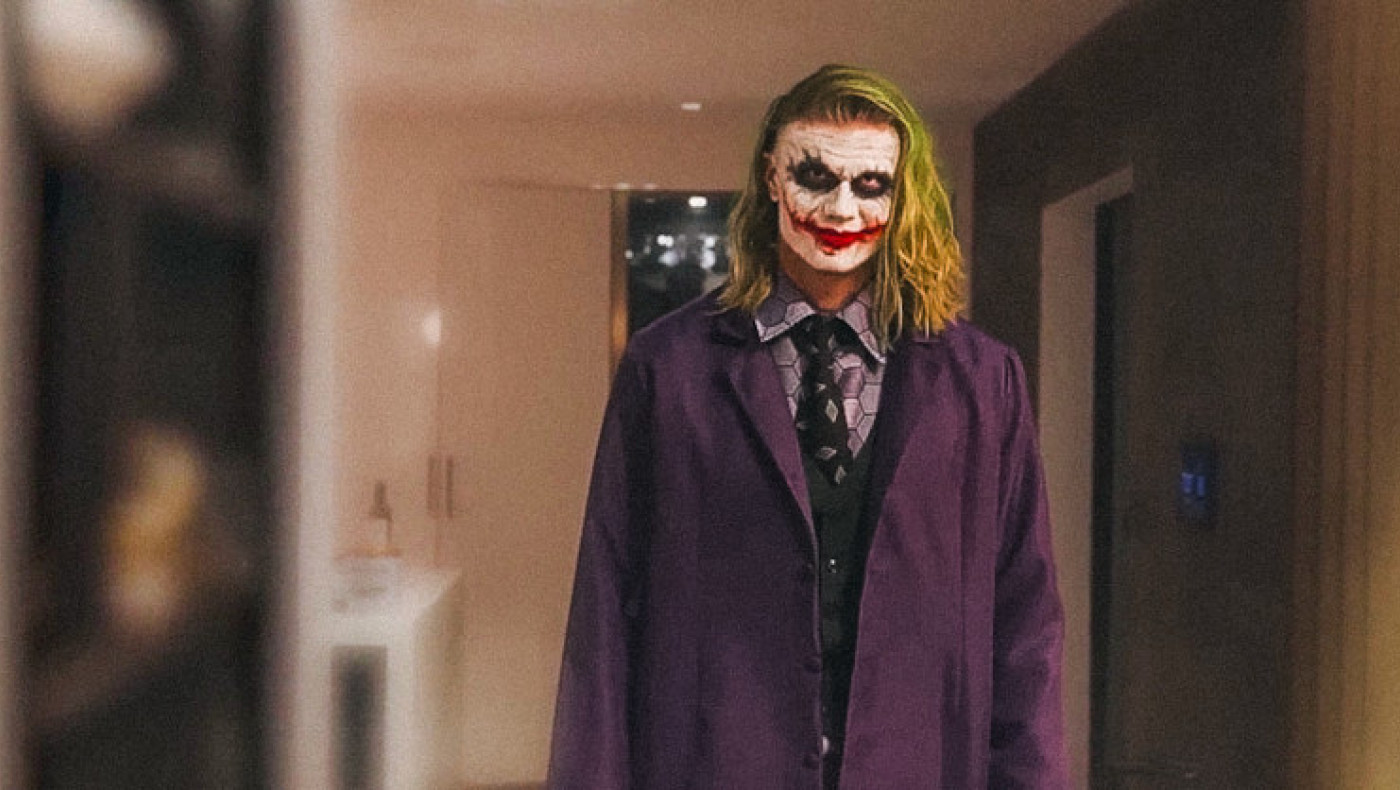 Ο Χάαλαντ ντύθηκε Τζόκερ και τρέλανε τους πάντες στο Μάντσεστερ! (vid,pics)