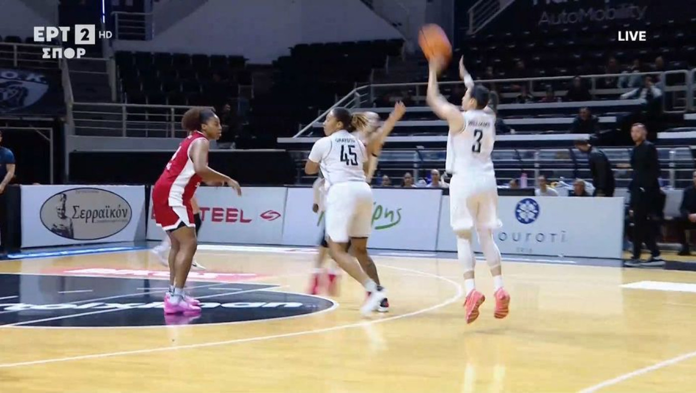 Μπάσκετ Γυναικών: Ο ΠΑΟΚ πάλεψε αλλά ηττήθηκε από τον Ολυμπιακό