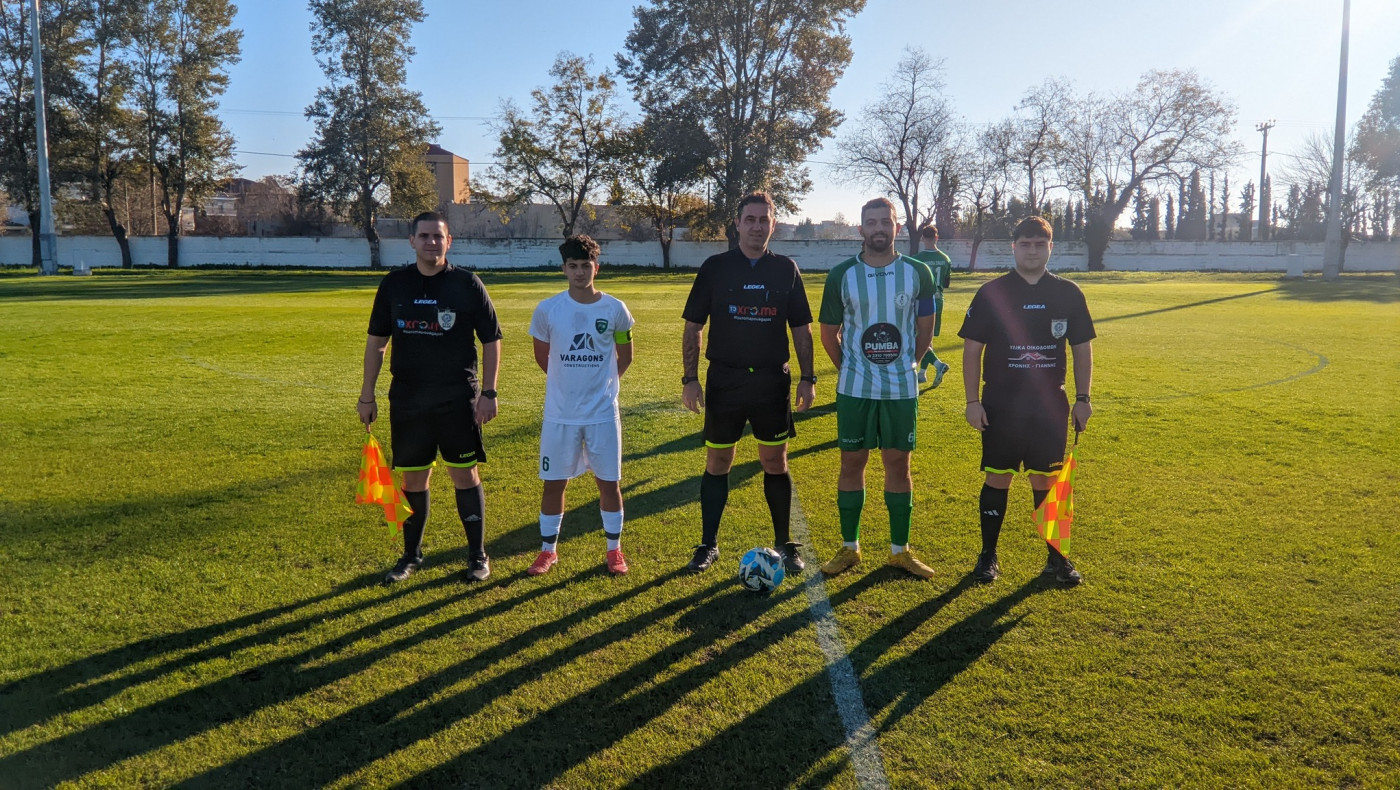 Ισόπαλοι Ομόνοια Σίνδου και Μακεδονικός ερασιτέχνης - Φωτορεπορτάζ