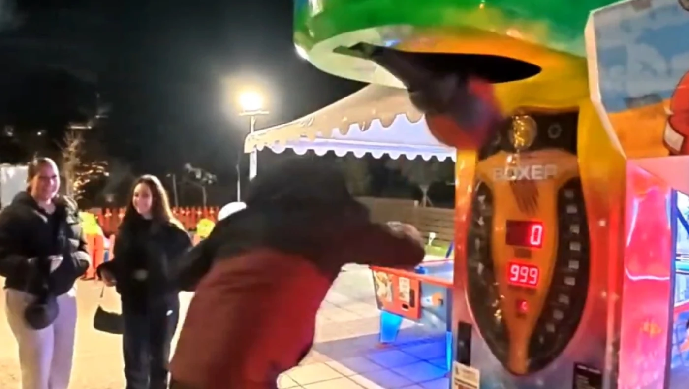 Ευτύχης... Πέσας: Πήρε φόρα, χτύπησε στόχο και έπεσε στο έδαφος!