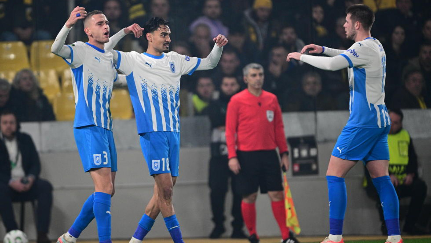 ΑΕΚ-Κραϊόβα: Ο Μπαϊράμ κάνει το 0-1 και «παγώνει» την OPAP Arena