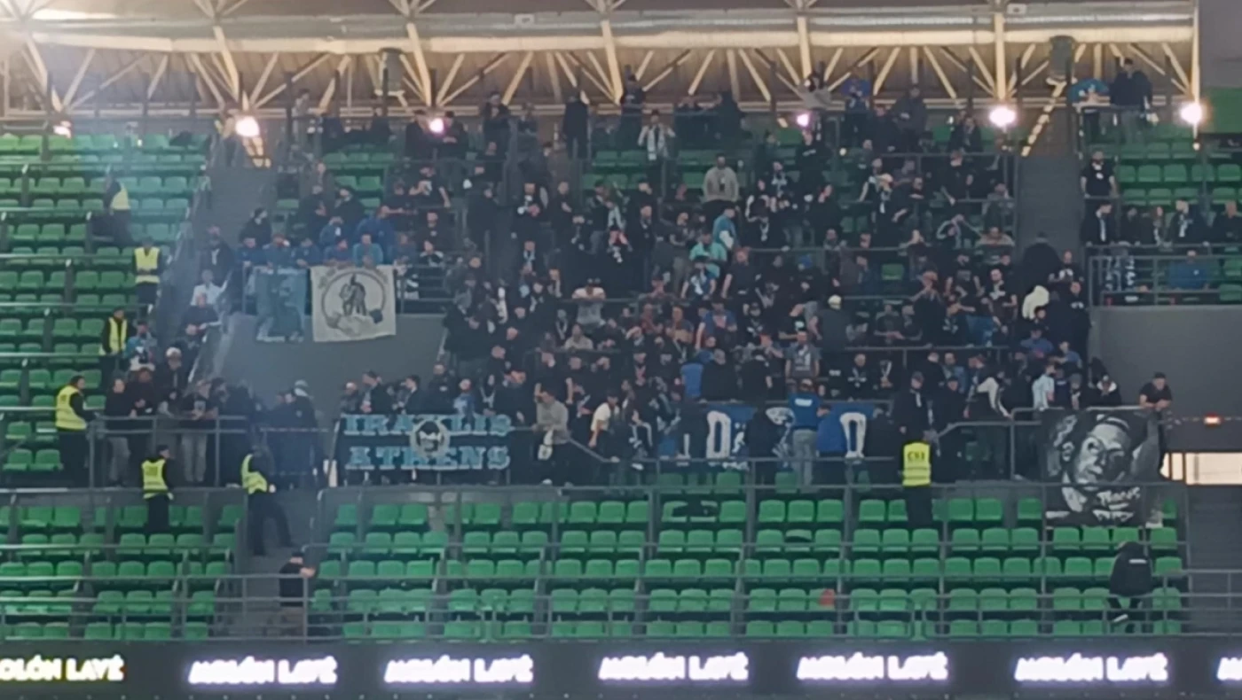 Ηρακλής: Οι φίλοι του Γηραιού πήραν θέση στις εξέδρες του ΟΑΚΑ