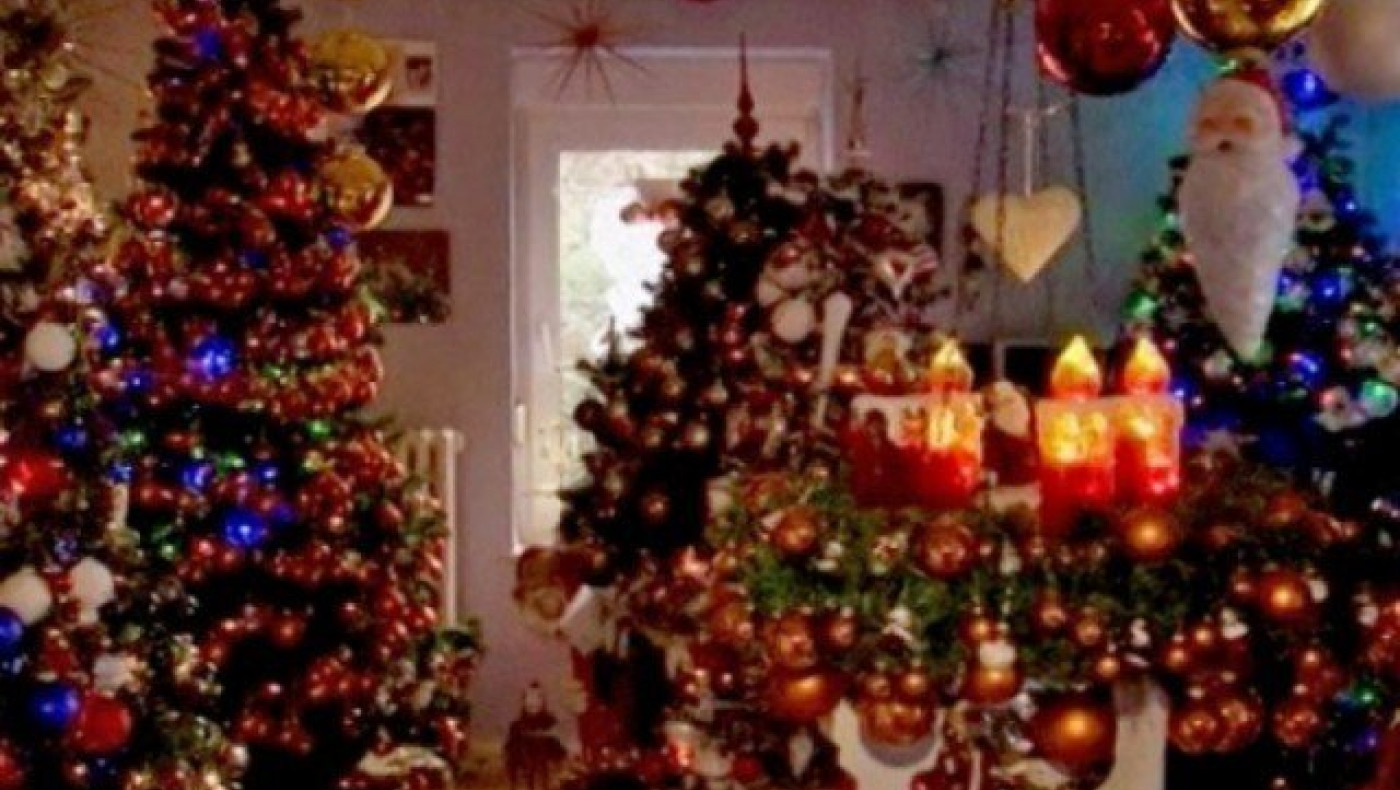 Στόλισαν με... 100 χριστουγεννιάτικα δέντρα το σπίτι τους! (BINTEO)