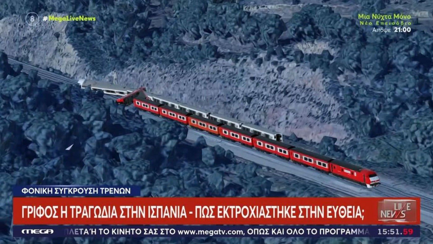 Ισπανία: Σοκαριστική αναπαράσταση του σιδηροδρομικού δυστυχήματος
