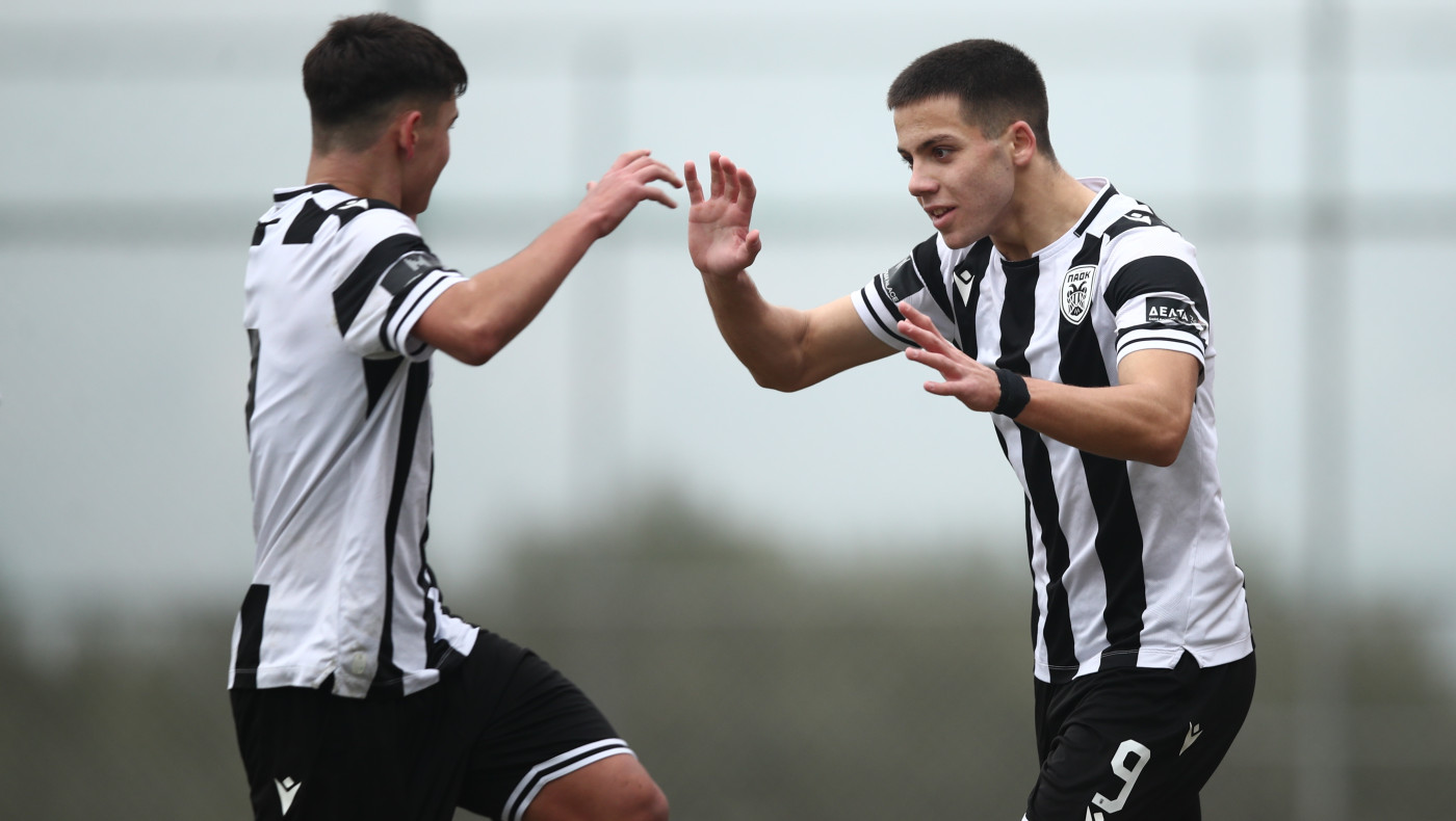 ΠΑΟΚ Κ17: Με χατ-τρικ του Σούβλατζη, 3-0 την Κηφισιά