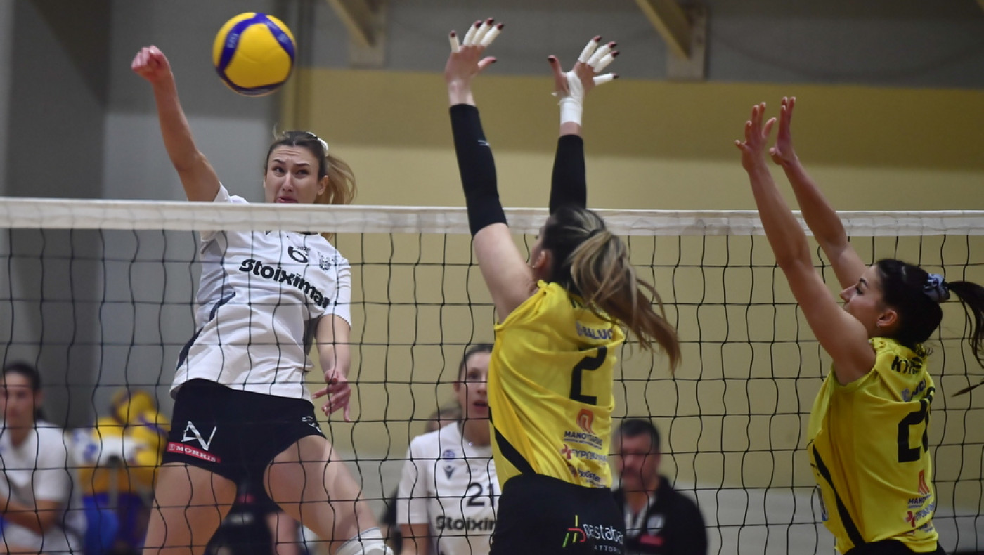 Volley Γυναικών: Ήττα (3-1) του ΠΑΟΚ στο ντέρμπι Δικεφάλων
