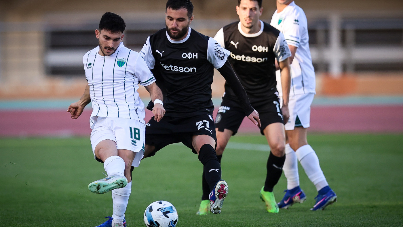 Τρελό ματς στο Παγκρήτιο με νικητή τον ΟΦΗ, 3-2 τον Λεβαδειακό