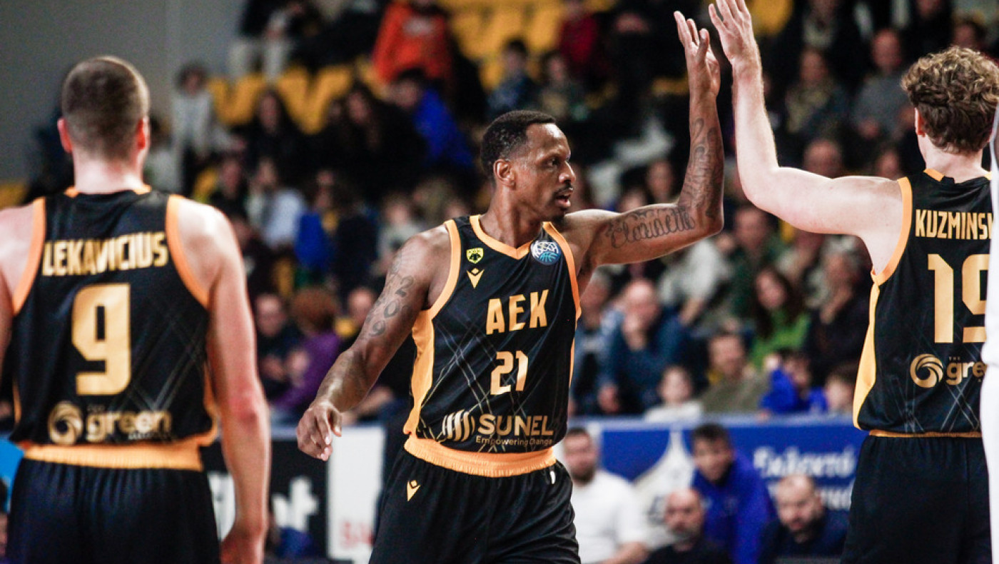 Καρδίτσα-ΑΕΚ 62-90: Συνεχίζει πρώτη και αήττητη η Ένωση