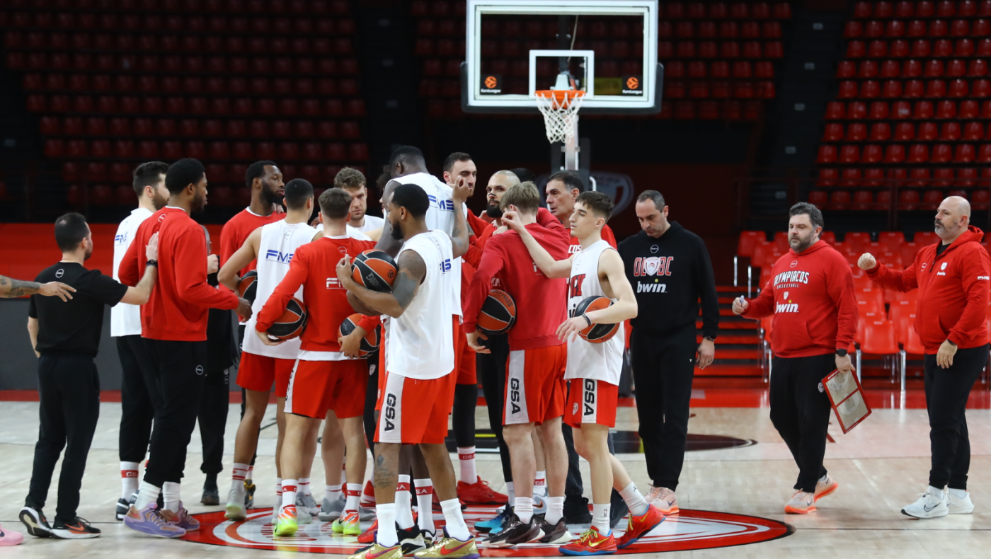 Euroleague: Σε τροχιά πρωτιάς ο Ολυμπιακός υποδέχεται τον Ερυθρό Αστέρα