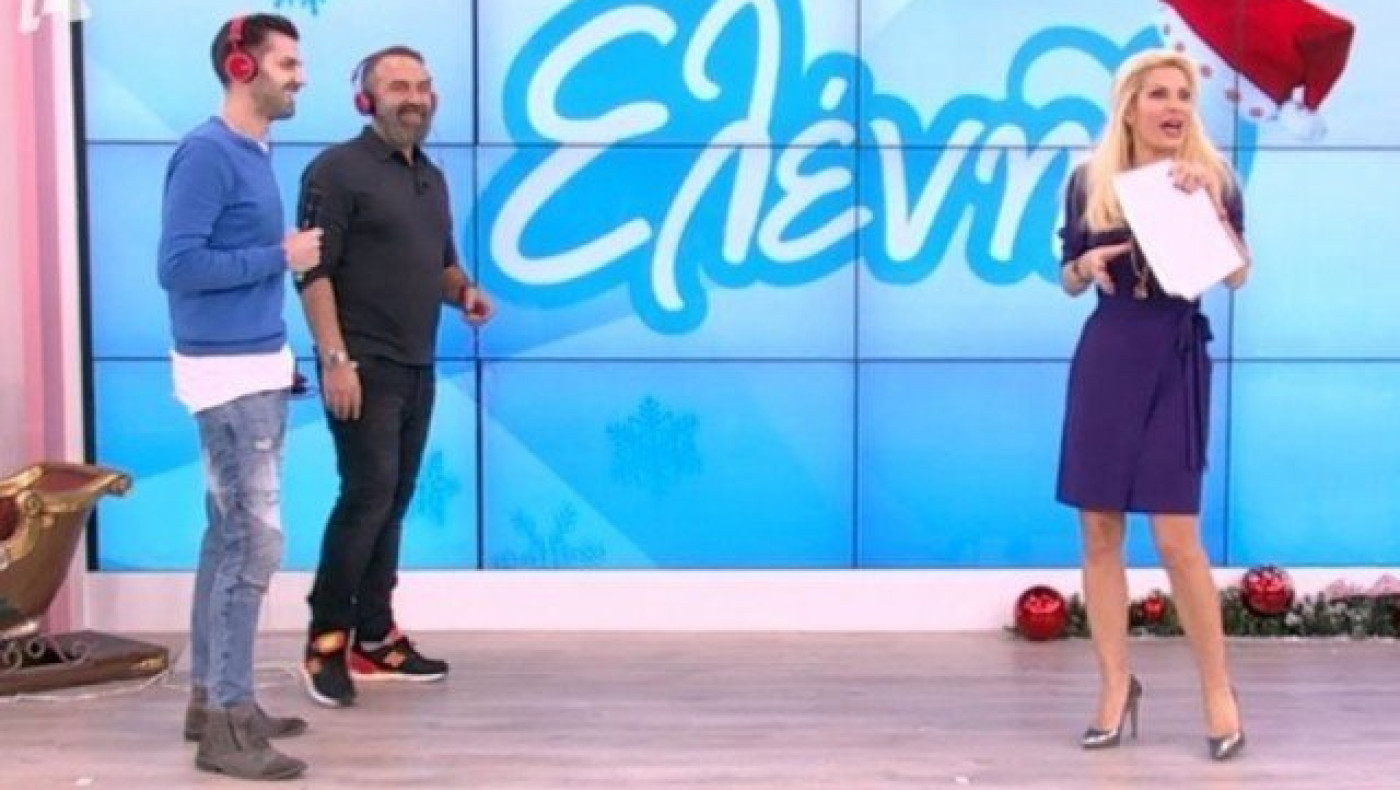 Στο πλατό της εκπομπής της Μενεγάκη ο γιος της Άγγελος! (ΒΙΝΤΕΟ)