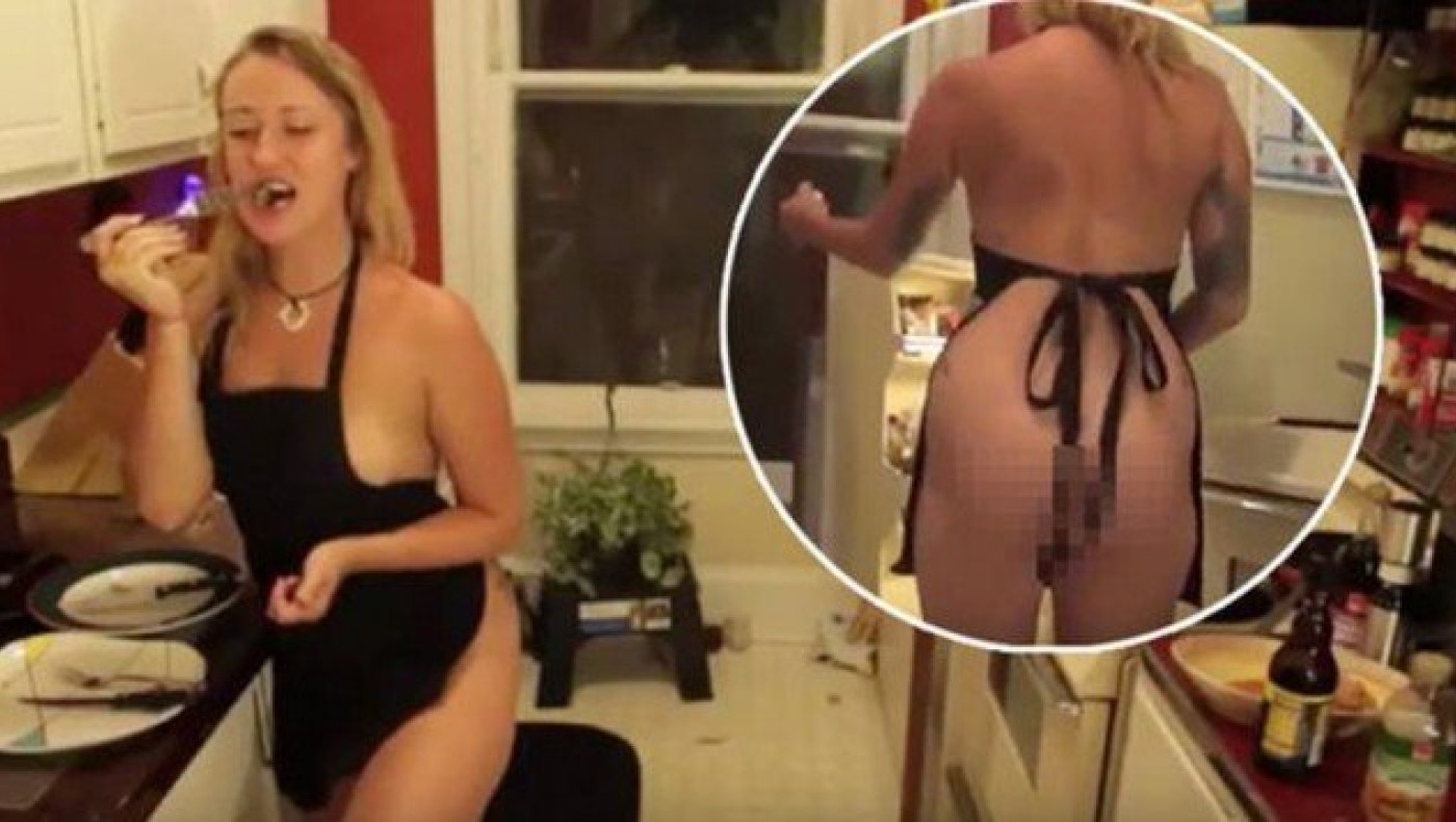 Η σεφ που μαγειρεύει γυμνή μπροστά στην κάμερα (video)