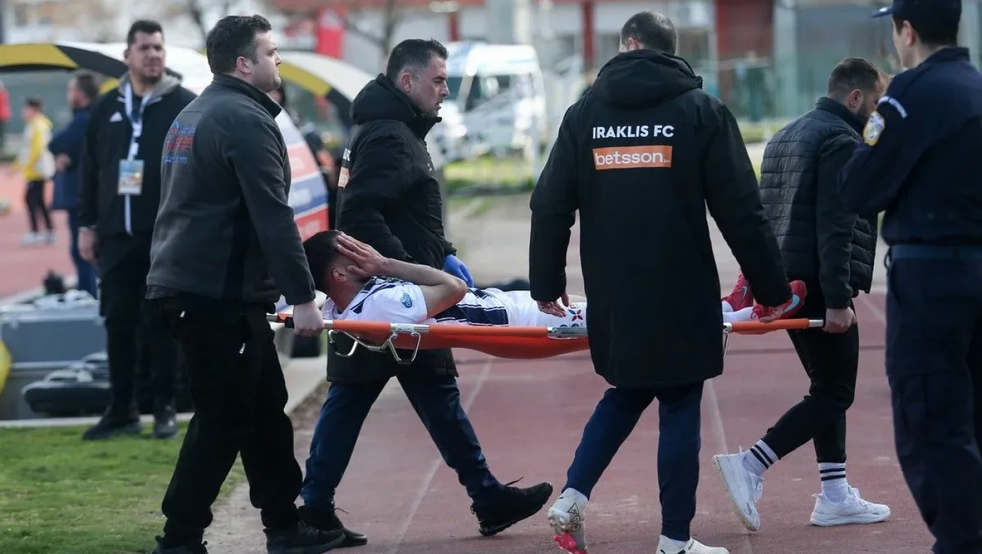 Ηρακλής: Ρήξη χιαστού ο Παναγιωτίδης